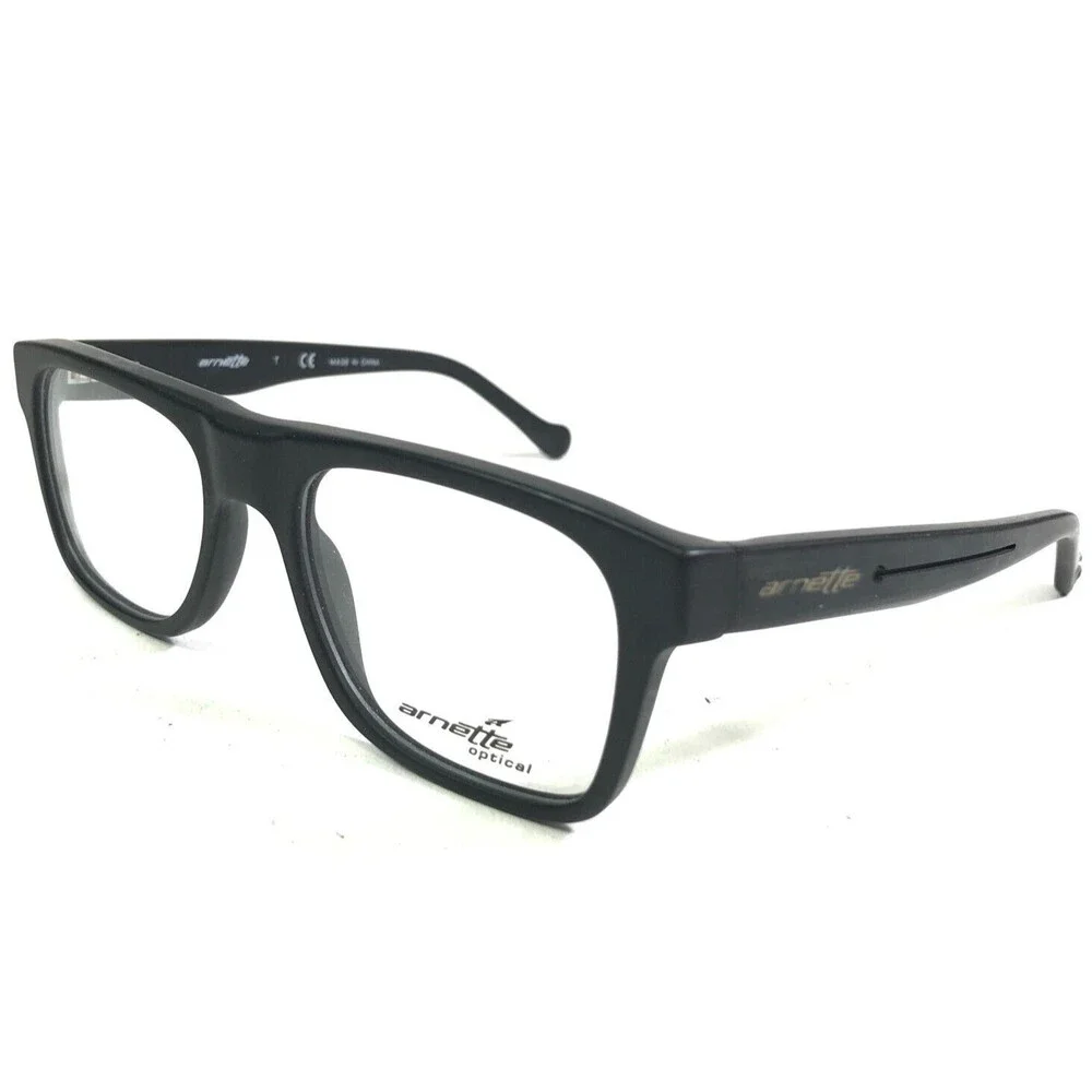 Arnette HIGH HAT 7086 1008 Eyeglasses Frames Black Square Full Rim 49-17-135